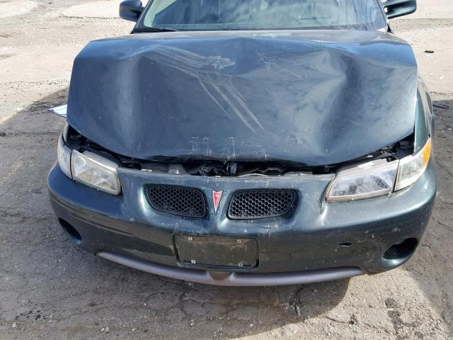 1G2WP12K2YF285646 - 2000 PONTIAC GRAND PRIX GREEN photo 7