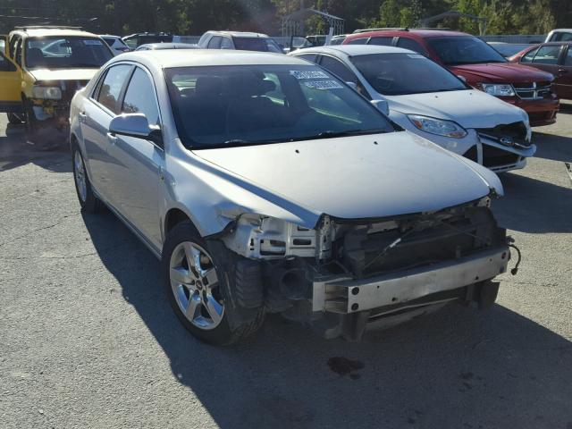 1G1ZH57B58F221602 - 2008 CHEVROLET MALIBU 1LT SILVER photo 1