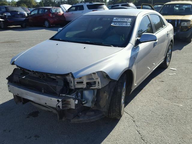 1G1ZH57B58F221602 - 2008 CHEVROLET MALIBU 1LT SILVER photo 2