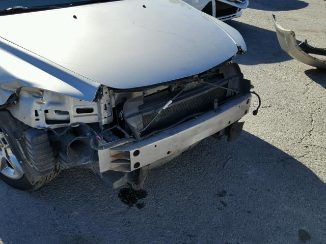 1G1ZH57B58F221602 - 2008 CHEVROLET MALIBU 1LT SILVER photo 9