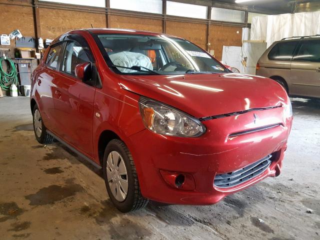 ML32A3HJ0FH040385 - 2015 MITSUBISHI MIRAGE DE RED photo 1