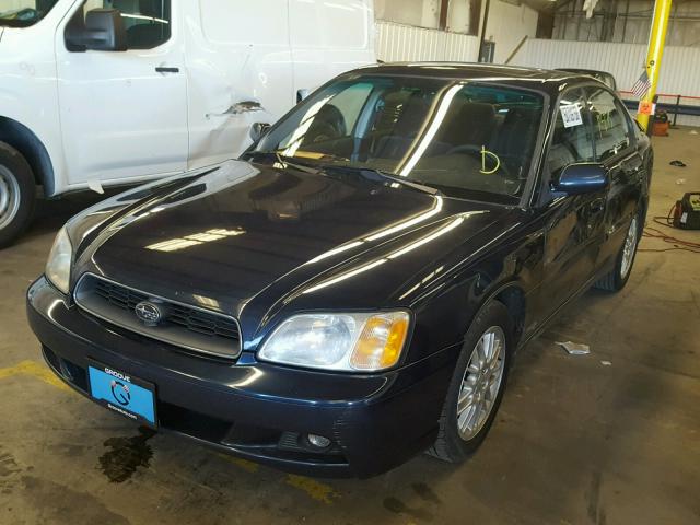 4S3BE635337204422 - 2003 SUBARU LEGACY L BLUE photo 2