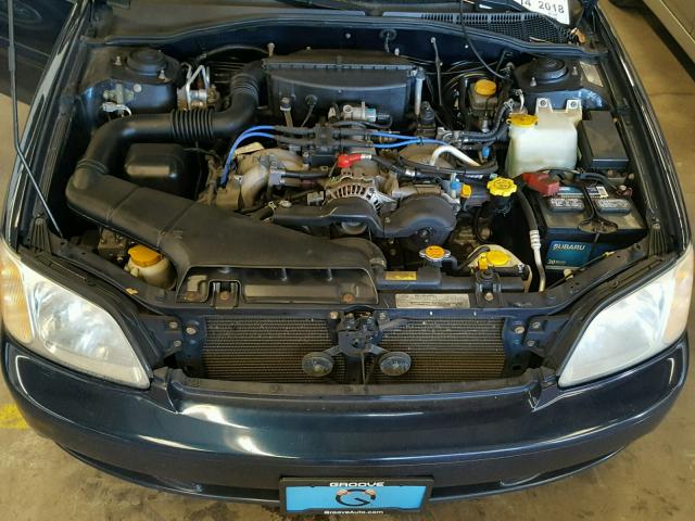 4S3BE635337204422 - 2003 SUBARU LEGACY L BLUE photo 7