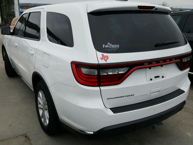 1C4RDHAG9EC971798 - 2014 DODGE DURANGO SX WHITE photo 3