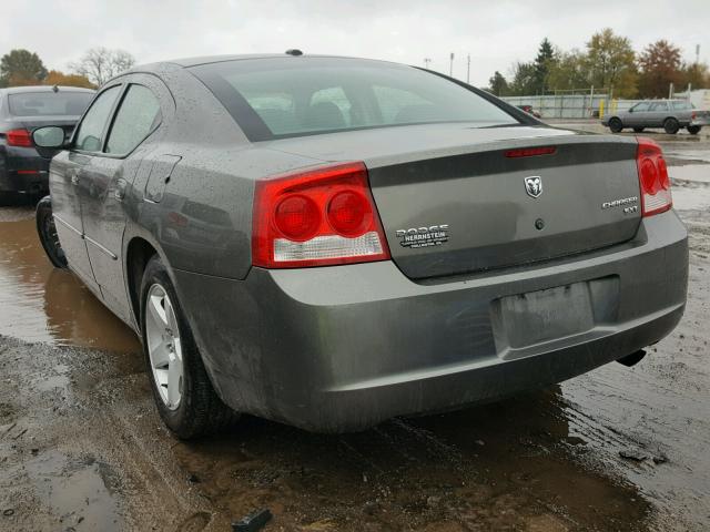 2B3CA3CVXAH124505 - 2010 DODGE CHARGER SX GRAY photo 3