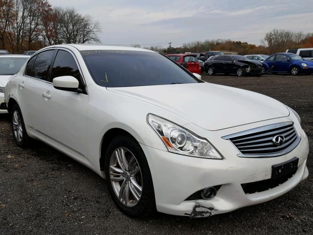 JN1CV6ARXCM976642 - 2012 INFINITI G37 WHITE photo 1