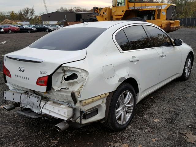 JN1CV6ARXCM976642 - 2012 INFINITI G37 WHITE photo 4