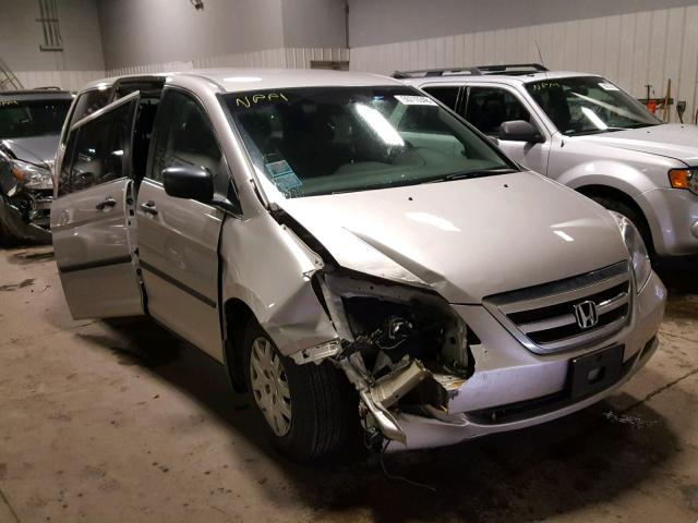 5FNRL38247B004134 - 2007 HONDA ODYSSEY LX SILVER photo 1