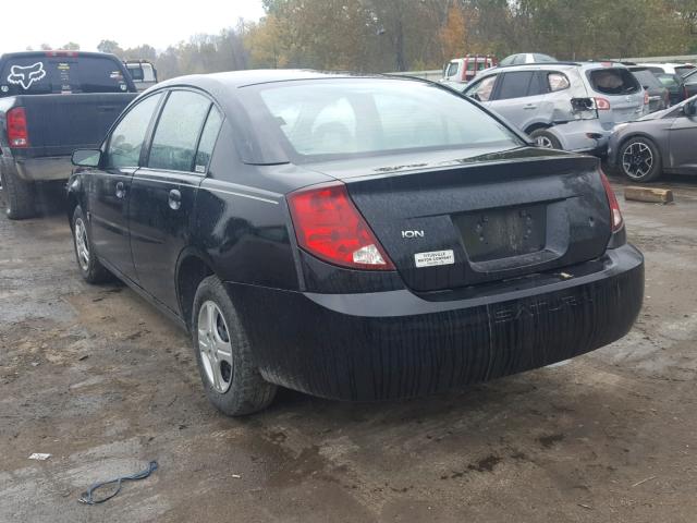 1G8AF52F75Z111563 - 2005 SATURN ION LEVEL BLACK photo 3