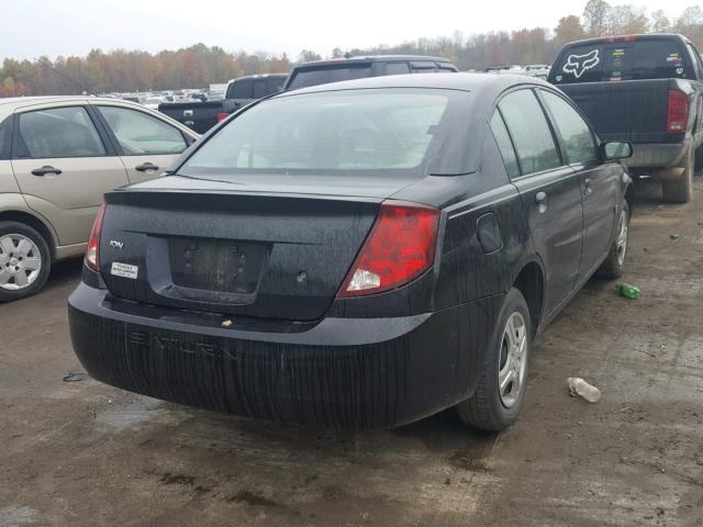 1G8AF52F75Z111563 - 2005 SATURN ION LEVEL BLACK photo 4