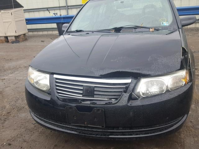 1G8AF52F75Z111563 - 2005 SATURN ION LEVEL BLACK photo 7
