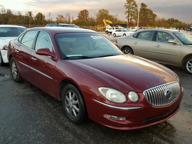 2G4WD582791109943 - 2009 BUICK LACROSSE C MAROON photo 1