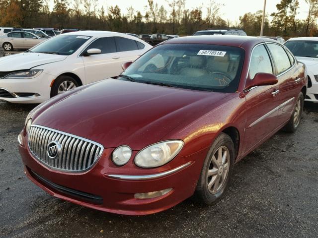 2G4WD582791109943 - 2009 BUICK LACROSSE C MAROON photo 2