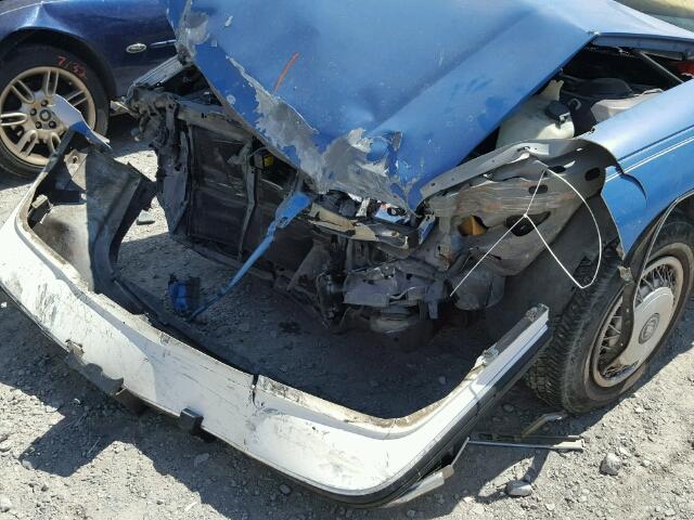 1G4HP53LXPH433236 - 1993 BUICK LESABRE CU BLUE photo 10