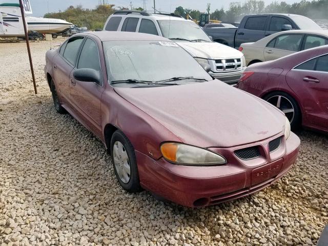 1G2NE52E85M131078 - 2005 PONTIAC GRAND AM S ბურგუნდია ფოტო 1