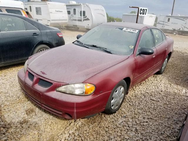 1G2NE52E85M131078 - 2005 PONTIAC GRAND AM S ბურგუნდია ფოტო 2