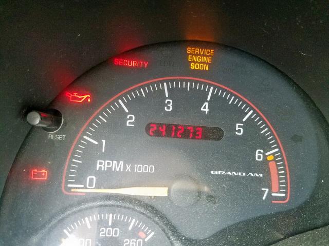 1G2NE52E85M131078 - 2005 PONTIAC GRAND AM S ბურგუნდია ფოტო 8