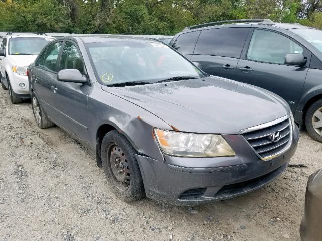 5NPET46C59H557184 - 2009 HYUNDAI SONATA GLS GRAY photo 1