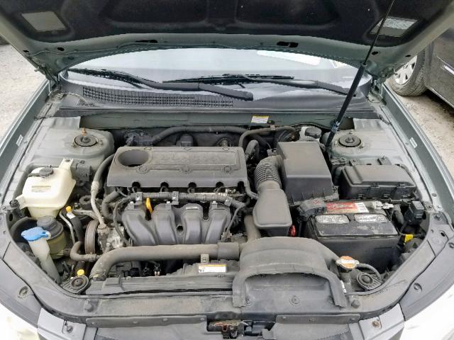 5NPET46C59H557184 - 2009 HYUNDAI SONATA GLS GRAY photo 7