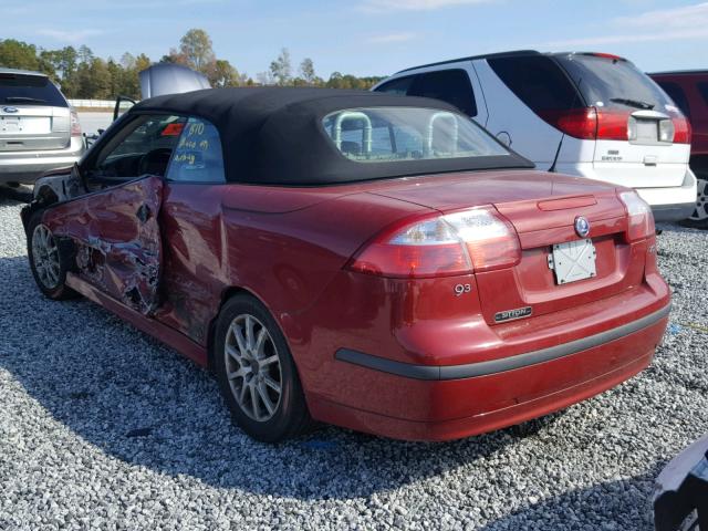 YS3FD79YX56008958 - 2005 SAAB 9-3 ARC RED photo 3