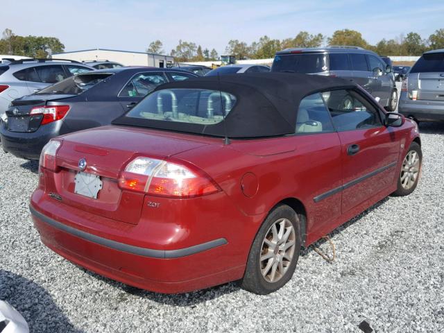 YS3FD79YX56008958 - 2005 SAAB 9-3 ARC RED photo 4