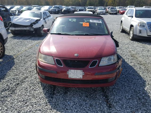 YS3FD79YX56008958 - 2005 SAAB 9-3 ARC RED photo 9