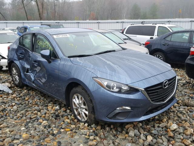 3MZBM1V75EM119642 - 2014 MAZDA 3 TOURING BLUE photo 1