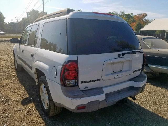 1GNET16S736244779 - 2003 CHEVROLET TRAILBLAZE WHITE photo 3