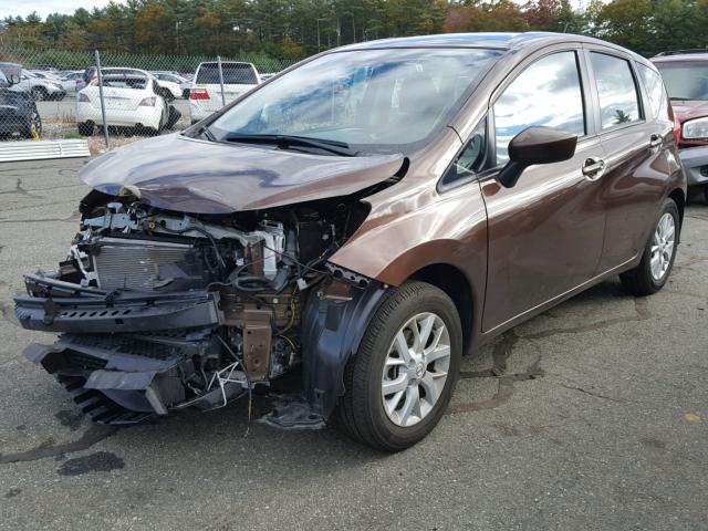 3N1CE2CP6HL373645 - 2017 NISSAN VERSA NOTE BURGUNDY photo 2