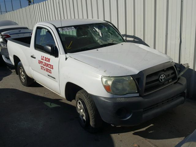 5TENX22N07Z370400 - 2007 TOYOTA TACOMA WHITE photo 1