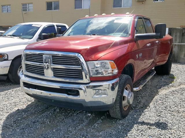 3D73Y4CL8BG558489 - 2011 DODGE RAM 3500 RED photo 2