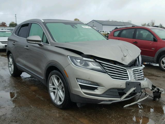 5LMCJ3D96HUL31859 - 2017 LINCOLN MKC RESERV BEIGE photo 1