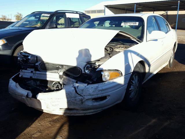 1G4HP52K334122595 - 2003 BUICK LESABRE CU WHITE photo 2