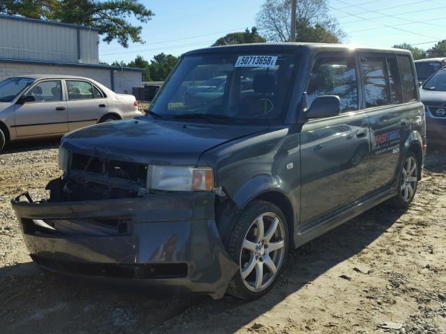 JTLKT324350212484 - 2005 TOYOTA SCION XB Сұр фото 2