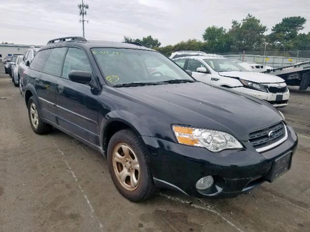 4S4BP61C977317126 - 2007 SUBARU LEGACY OUT BLACK photo 1