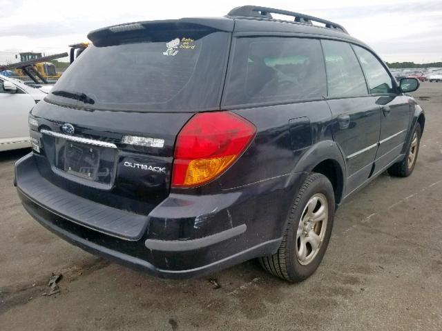 4S4BP61C977317126 - 2007 SUBARU LEGACY OUT BLACK photo 4