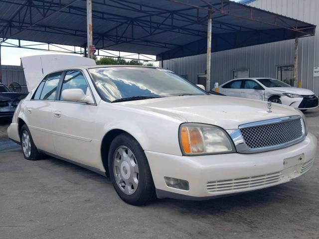 1G6KD54Y12U172630 - 2002 CADILLAC DEVILLE WHITE photo 1