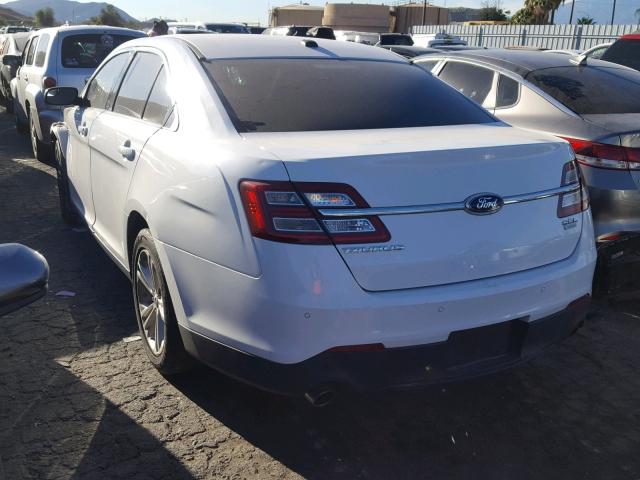 1FAHP2E95DG208346 - 2013 FORD TAURUS SEL WHITE photo 3