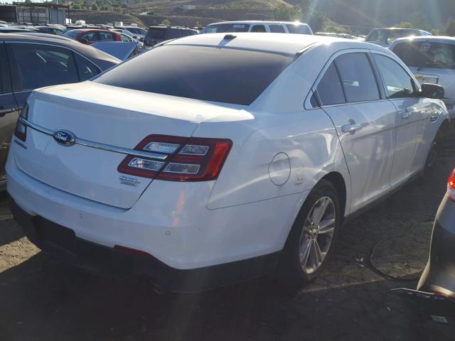 1FAHP2E95DG208346 - 2013 FORD TAURUS SEL WHITE photo 4