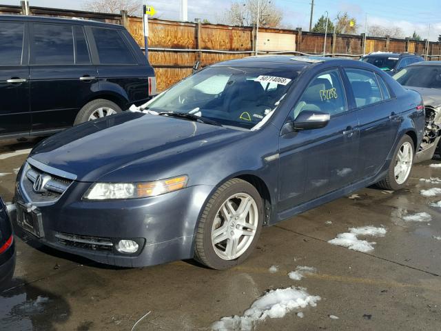 19UUA66297A001812 - 2007 ACURA TL BLUE photo 2