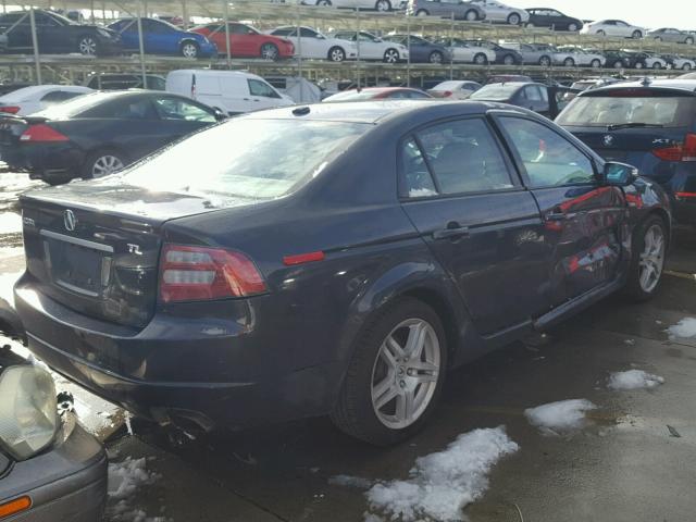 19UUA66297A001812 - 2007 ACURA TL BLUE photo 4