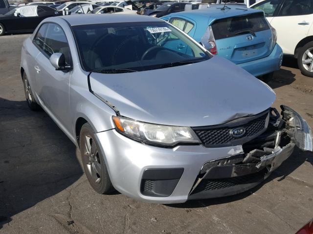 KNAFU6A23A5253848 - 2010 KIA FORTE EX SILVER photo 1