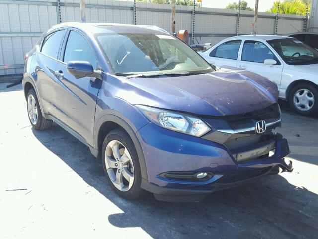 3CZRU6H78HM721881 - 2017 HONDA HR-V EXL BLUE photo 1