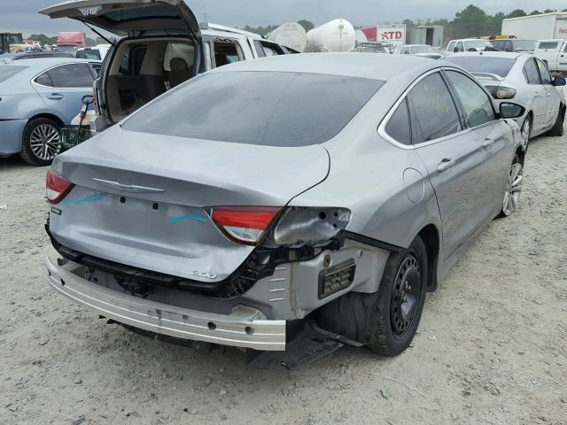 1C3CCCAB3FN685908 - 2015 CHRYSLER 200 LIMITE GRAY photo 4