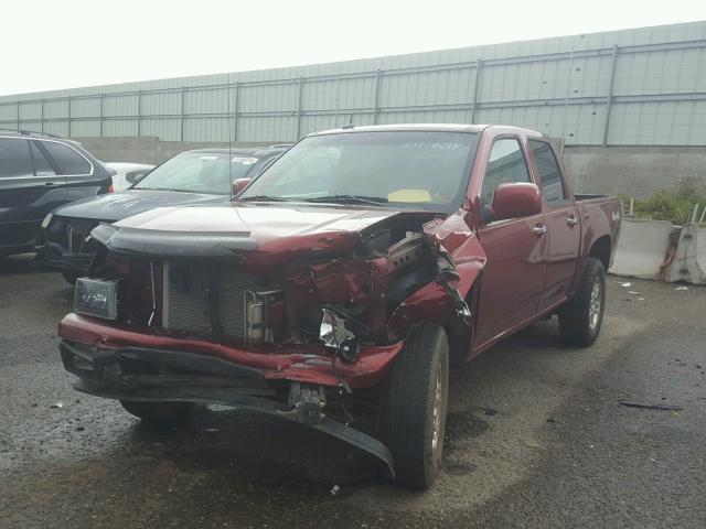 1GCJTCDE8A8133661 - 2010 CHEVROLET COLORADO L MAROON photo 2