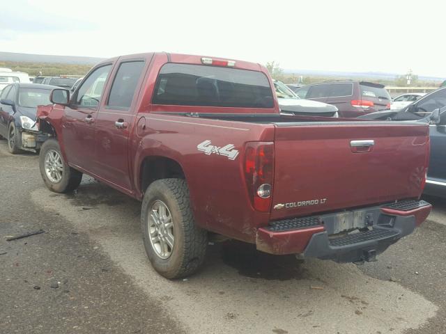 1GCJTCDE8A8133661 - 2010 CHEVROLET COLORADO L MAROON photo 3
