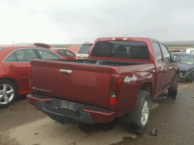 1GCJTCDE8A8133661 - 2010 CHEVROLET COLORADO L MAROON photo 4