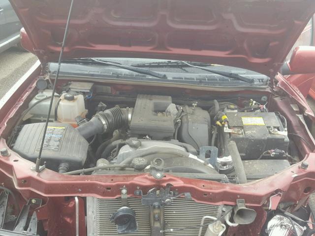 1GCJTCDE8A8133661 - 2010 CHEVROLET COLORADO L MAROON photo 7