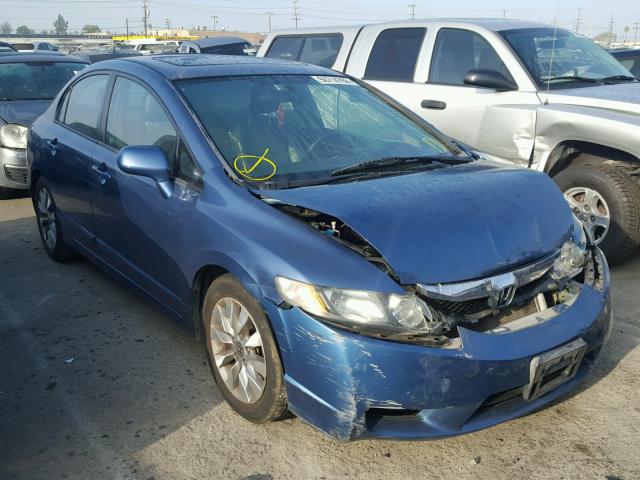 2HGFA16969H360290 - 2009 HONDA CIVIC EXL BLUE photo 1