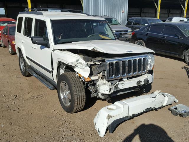 1J8HH48K19C502044 - 2009 JEEP COMMANDER WHITE photo 1